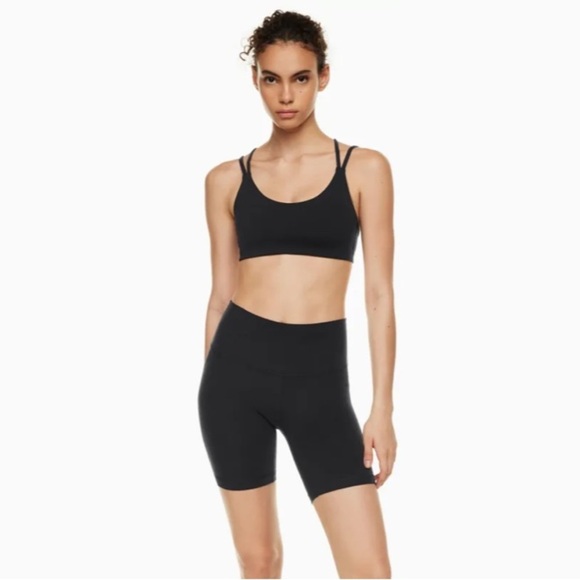 TNA Black High-Waisted Biker Shorts - Picture 5 of 9